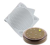 Moule à gâteau en silicone en forme d'abeille pour décoration de gâteau de cuisine, de cupcakes, de ruche, de chocolat, de bonbons, de pâte à sucre, en argile polymère