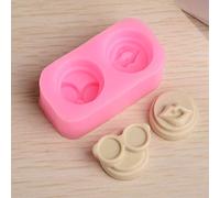 Moule à gâteau en silicone en forme de lunettes et de lèvres - Moule à gâteau en forme de lunettes et de lèvres