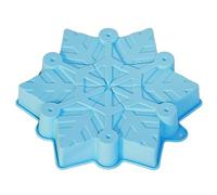 Moule à gâteau en silicone en forme d'étoile, flocon de neige, moule à gâteau, moule à gâteau, moule à glace, moule à motif flocon de neige