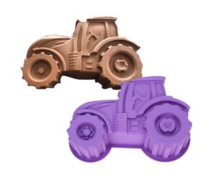 Moule à gâteau en silicone - Moule à biscuits 3D en forme de véhicule agricole, moules à chocolat en forme de tracteur, de cuisson antiadhésive avec durabl | Outil à Dessert pour pâtisserie ma