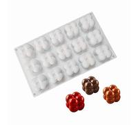 Moule à Gateau en Silicone, moules 3d pour Glace Chocolat Pâtisserie Dessert, 15 Trous Forme de balles magiques