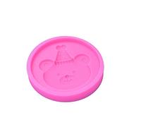 Moule à gâteau en silicone pour sucre animal, légumes, fudge, bonbons, chocolat, bloc de glace, dessert français, décoration de gâteau, tête d'ours d'animal, moule en silicone pour résine époxy