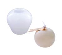 Moule à gâteau en silicone rond pour savon, chocolat, gypse, décorations de réveillon de Noël, moules cadeaux pour la fabrication