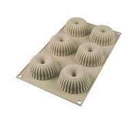 Moule À Gâteau Fantaisie Silikomart Silicone 3d 6 Mini-Raggio - Siliko