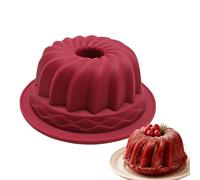 Moule à gâteau flexible en silicone Buntz anti-adhésif de qualité | Moules de cuisson en silicone faits maison pour gâteaux en mousseline, chocolats, bonbons, gelées, crème glacée, cuisine