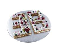Lily Cook Moule Number Cake KP5523 Modulable en acier inoxydable 5 x 31 x 18 cm Argent