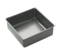 KitchenCraft MasterClass - Moule à gâteau carré - antiadhésif avec fond amovible - 23 cm