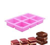Moule à gâteau, moules de cuisson de qualité alimentaire pour chocolats et chocolats, cubes carrés, glaçons, accessoires de cuisson, moules pour bonbons, biscuits, fondants, savons en résine
