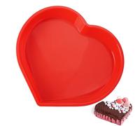 Moule à Gâteau Moules Silicone Moule en Forme de Coeur, Moules Silicone et Facile à Démouler, Convient à La Pâtisserie pour Créer des Gâteaux, Buddings et Gelée