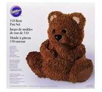 Moule à Gâteau Ourson 3D, 22 x 25 x 15 cm (8,75 x 9,75 x 6")