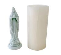 Moule à gâteau parfumé Santa Maria en silicone, aromathérapie, statue en résine, kit de fabrication de décoration