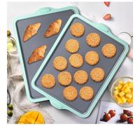 Moule à gâteau pliable en silicone pour la cuisine, ne convient pas pour le pain, les beignets et les gâteaux, résistant à la chaleur et pliable pour un rangement facile (vert2)