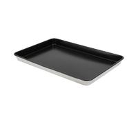 Moule à gâteau rectangulaire - Grand format - 60 x 40 x 4,6 cm - Bords hauts - Plaque de cuisson anti-adhésive pour gâteaux, pain grillé, gâteau au fromage, répartition de la chaleur