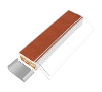 Moule à gâteau rectangulaire réglable, moule à tiramisu, anti-adhésif, en alliage d'aluminium, partie latérale amovible, pour préparation de gâteaux, pains, tiramisu, argenté, 40 x 10 x 6 cm