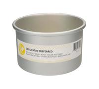 Wilton Decorator Preferred Moule à Gâteau Ronde Ø CM 15 x 10 H, Moule Professionnel Extra Profond, Matériau: Aluminium Anodisé Résiste, Gris