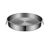 Moule à gâteau rond anti-adhésif en acier inoxydable de 24 à 32 cm pour cheesecakes, quiches, plat profond, pizzas, four, congélateur, table à vapeur, résistant à la rouille (30 cm)