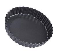 Moule à Gâteau Rond Antiadhésif en Acier au Carbone, Plaque de Cuisson avec Fond Facilement Amovible pour Ustensiles de Cuisine à Pizza et à Gâteaux, Tailles 6, 8 et 9 Pouces (9 pouces TG11#C)