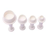 Moule à gâteau rond Cercle Biscuit Cookies Cutter Piston Fondant Sugarcraft glaçage Décoration style 08bw7 par Xxwg 4 pièces