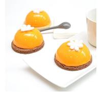 Moule à gâteau semi-rigide 9 demi-sphères