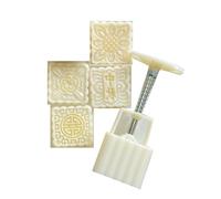 Moule à gâteaux carré en forme de fleur de lune - Outil de pâtisserie pour biscuits et desserts - Facile à nettoyer - Moule à gâteau carré pour pâtisseries - Facile à nettoyer