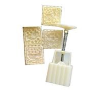 Moule à gâteaux carré en forme de fleur de lune - Outil de pâtisserie pour biscuits et desserts - Facile à nettoyer - Moule à gâteau carré pour pâtisseries - Facile à nettoyer