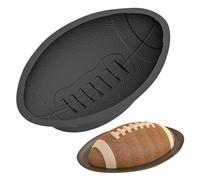 Moule à Gâteaux de Football Américain, Moule à Gâteau de Football, 3D Moule à Chocolat en Forme de Ballon de Football, Moule en Silicone Antiadhésif pour la Cuisson pour les Fêtes SuperB