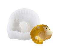 Moule à gâteaux de lune chinois, outil pratique de cuisson à domicile, moule à dessert en forme de lapins de lune, moules à gâteaux en Silicone flexibles, moules à gâteaux de lapins uniques