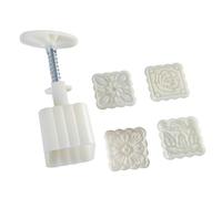 Moule à gâteaux en forme de lune avec 4 tampons en ABS pour les amateurs de pâtisserie