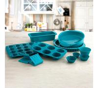 Moule à gâteaux Quid Silik One Bleu Plastique (29 x 24 cm) (Pack 6x)
