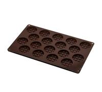 Moule à gaufres - 25,4 x 16 x 0,9 cm - En silicone - Moule à chocolat avec