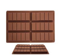 Moule à gaufres au chocolat | Moule de cuisine rectangulaire pour gaufres, barre de bonbons | Moule à chocolat résistant et amovible, tapis de cuisson pour bonbons, biscuits