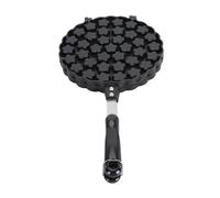 Moule à gaufres en forme de pétale, plat en alliage d’aluminium résistant à la chaleur avec plaque de pression, outil de cuisson antiadhésif pour gâteaux et chocolats, pour la