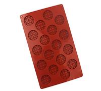 Moule à gaufres en silicone, moule à gaufres 18 grilles, mini de cuisson en silicone, biscuit rond, chocolat, accessoires de cuisson Claret, mini moules