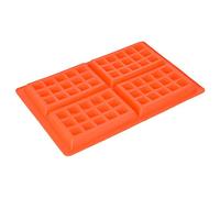 Moule à gaufres en silicone pour gâteaux, chocolats, bonbons, biscuits, muffins, petit-déjeuner (carré)