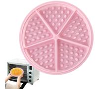 Moule à gaufres rond en silicone de qualité alimentaire | Moule en silicone pour gaufrier, accessoires de cuisine pour gâteaux, chocolat, artisanat, savon, pâtisserie, dessert