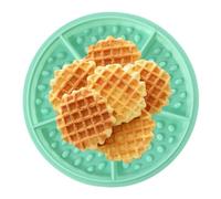 Moule à gaufres rondes en silicone, moule à gaufres | de cuisson pour gaufrier en silicone,Plateau à rond antiadhésif, moule en Silicone pour gaufrier de qualité alimentaire, plateau de cuisso