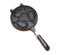 Moule À Gaufres Taiyaki En Forme De Poisson,Ustensile Antiadhérent À 3 Cavités,Moule À Gaufres Taiyaki | Pour Maison Rassemblements BBQ Petit-Déjeuner Camion Restauration Débutants Professionnels Femm