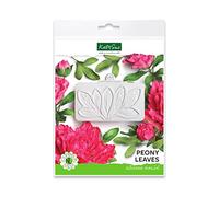 Moule à glaçage en silicone avec feuilles de pivoine pour décoration de gâteaux, pâte à sucre et bonbons.