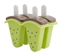 Moule à glace à 4 compartiments pour desserts surgelés | Moule à glace à retrait facile pour les parents enfants été fêtes d'anniversaire maison camping confiture de lait sacré