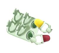 Moule à glace à l'eau en silicone,Outil en silicone réutilisable en forme d'ours | Moule à Glace pour Dentition,pour Yaourt Mousse Lait Maternel Purée Fruit Débutants Parents