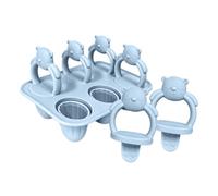 Moule à glace à l'eau en silicone | Outil réutilisable à six cavités,Moule à Glace pour Dentition - pour Yaourt Mousse Lait Maternel Purée Fruit Débutants Parents