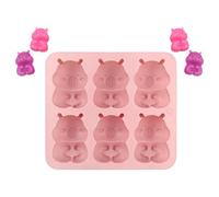 Moule À Glace Capybara - Bac À Glaçons Silicone 3D | Forme Adorable Antiadhésive Pour Congélation | Idéal Pour Cocktails, Whisky, Bourbon, Cognac, Jus, Gelée, Chocolat, Breuvages Festifs Printaniers