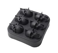 Moule à Glace Congélateur, Moule à Glace Congélateur Crâne 3D, Décoration Halloween Moule en Silicone Cube pour Usage Quotidien Cuisine Parties Snacks Boissons Froides Vacances