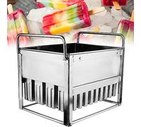 Moule à glace en acier inoxydable 304 - Machine à glace à faire soi-même pour un usage domestique et commercial, 40 rainures pour faire de la crème glacée sans effort