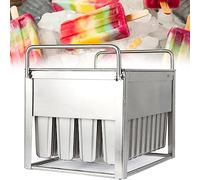 Moule à glace en acier inoxydable 304 pour la maison et le commerce, 40 rainures pour une fabrication facile de crème glacée
