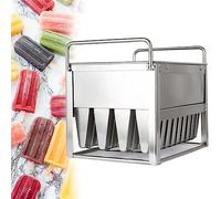 Moule à glace en acier inoxydable, 40 rainures pour crème glacée maison et commerciale, machine à glace à faire soi-même