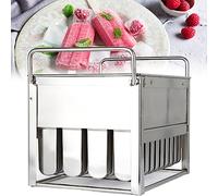 Moule à glace en acier inoxydable avec 40 rainures, idéal pour la crème glacée maison et commerciale, pour faire des glaces à faire soi-même