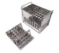 MOULE À GLACE EN ACIER INOXYDABLE POUR BRICOLAGE 58ML - NETTOYAGE SIMPLE MACHINE À BARRE À GLACE 40 CAVITÉS