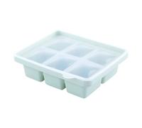 Moule à glace en blocs, moule pour 6 cubes carrés | à pression antiadhésive, outil de cuisine multifonction pour fête, voyage et camping