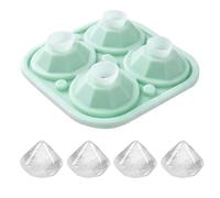 Moule À Glace En Diamant - Plateau Sphérique En Silicone, Outil De Congélation En Forme Hexagonale | Fabricant De Sphères De Whisky Antiadhésives Flexibles, Équipement De Refroidissement De Boissons F